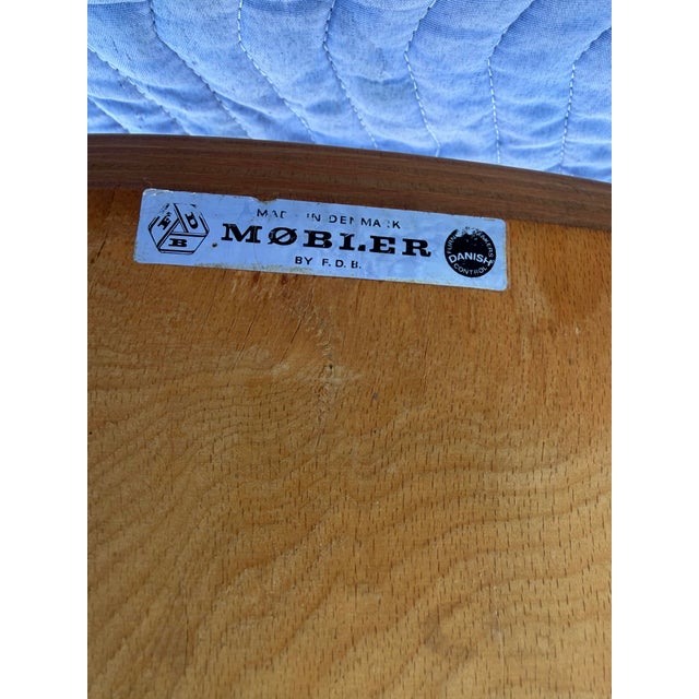 Brown Mid Century Modern f.d.b Mobler J77 Dining Chairs For Sale - Image 8 of 10