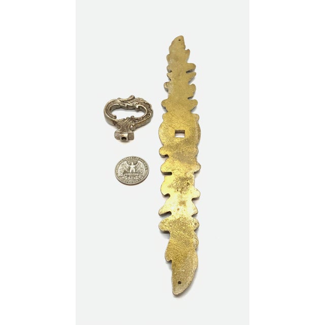 Century Furniture Century Furniture Co Decorative Pull Antique Silver/Champagne For Sale - Image 4 of 4