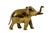 Mid-Century Modern Vintage Mid-Century Modern Solid Brass Elephant Figurine For Sale - Image 3 of 10