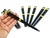 Mid 20th Century Vintage Artisanal Japanese "Nikko-San" Ebony Hardwood Chopsticks - Premium Set of 8 For Sale - Image 5 of 5