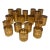 1960s Culver Ltd. “Cannella” Pattern Highball and Tumblers Glasses - Set of 18 For Sale