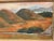 Wood Small Southwestern Oil on Board of Mountains Signed J Guthrie For Sale - Image 7 of 12