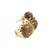 1980s 1980s Pair of Rare Seaman Schepps 18k Yellow Gold, Wood Block & Citrine Ear Clips For Sale - Image 5 of 10