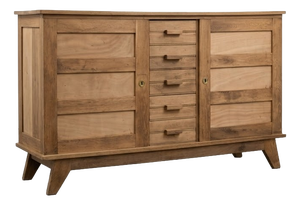 Mid-Century French Reconstruction Sideboard by René Gabriel, 1945