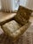 Mid-Century Modern Pierce & Ward Upholstered Chair 1950's Italian Armchairs in the Style of Marco Zanuso For Sale - Image 3 of 7