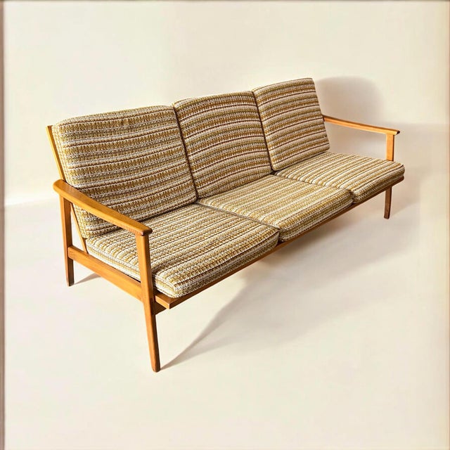 Vintage Danish Three-Seater Sofa, 1960s For Sale - Image 3 of 11