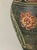 1980s Vintage Hand-Painted Folk Art Ceramic Vessel With Lid — Charcoal & Rust, Circa Mid-20th Century For Sale - Image 5 of 6