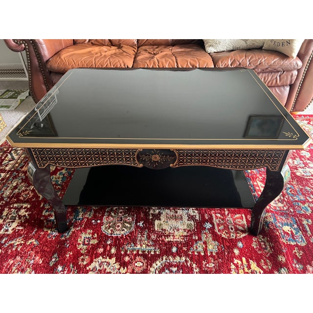One of a Kind Hand Painted Coffee Table For Sale - Image 14 of 15