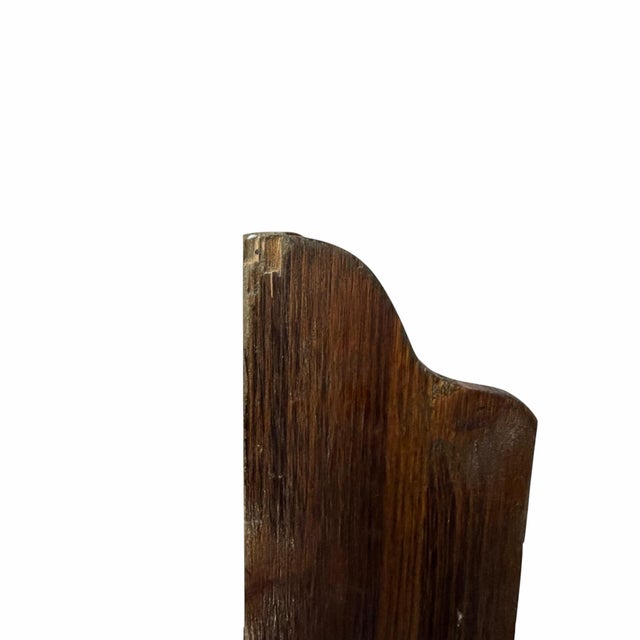 Late 20th Century Vintage Wood Cubby Hole Cupboard, Wall Mount or Tabletop For Sale - Image 5 of 6