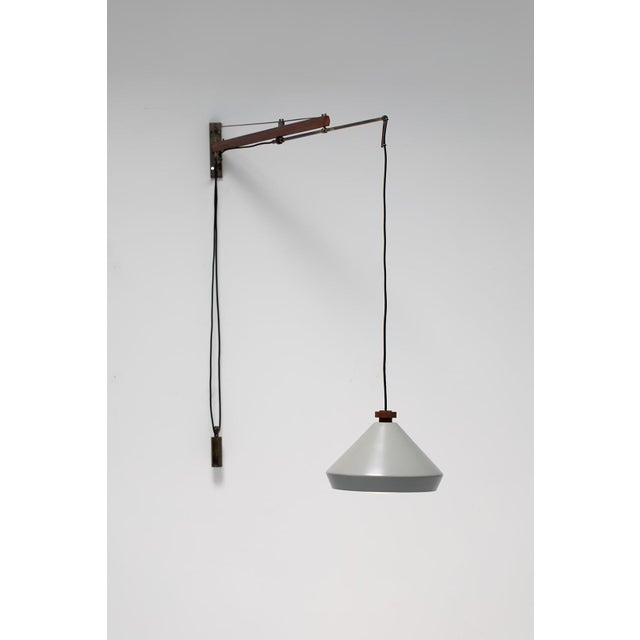1950s 177A Wall Lamp by Tito Agnoli for O-Luce, 1957 For Sale - Image 5 of 16