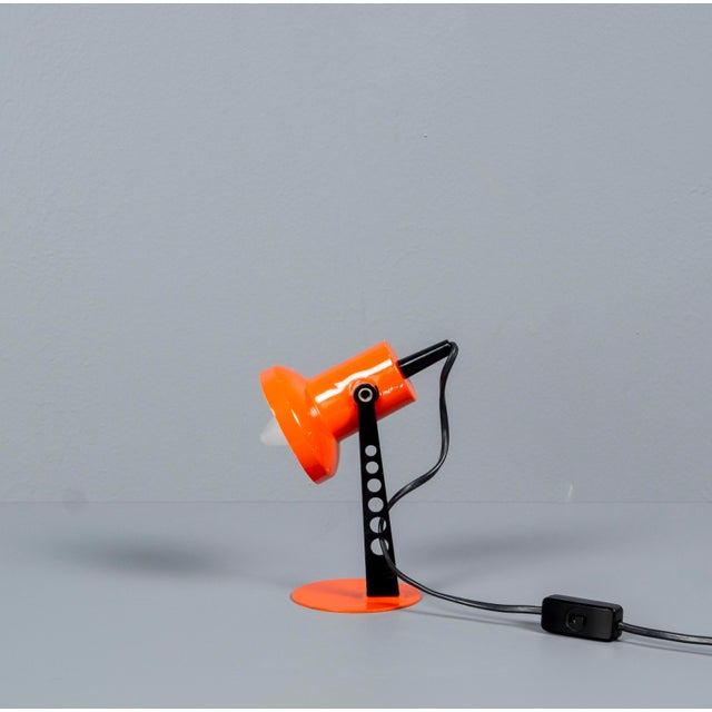 German Orange Desk Lamp from Brilliant Leuchten, 1950s For Sale - Image 6 of 15