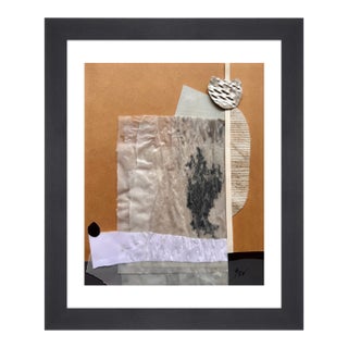 "Memorabilia 5" Original Mixed-Media Collage on Paper by Zac Woodiel For Sale