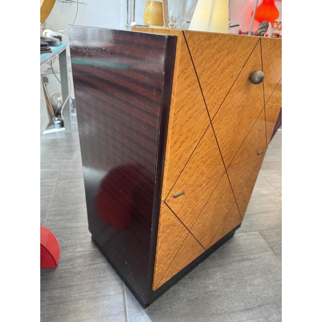 Art Deco Wooden Bar Cabinet, 1920s For Sale - Image 6 of 8
