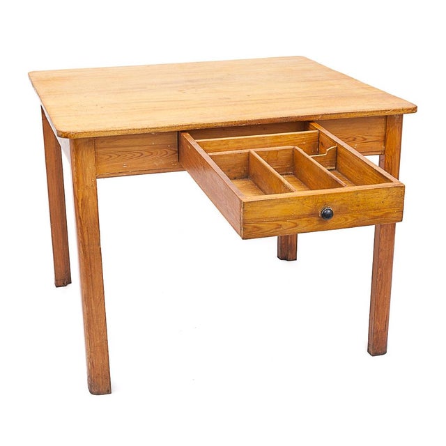 Les Arcs Dining Table and Chairs attributed to Charlotte Perriand, 1960s, Set of 5 For Sale - Image 10 of 18