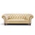 George Smith Early Victorian Chesterfield Tufted Leather Sofa This sofa measures: 82 wide x 42 deep x 28.5 inches high,...