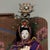 1950s Japanese Emperor and Empress Hina Dolls with Wooden Box, 1950s, Set of 2 For Sale - Image 5 of 18