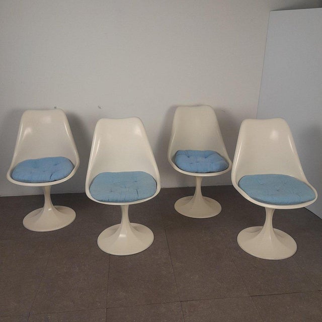 Space Age Tulip Dining Chairs, Set of 4 For Sale - Image 9 of 13