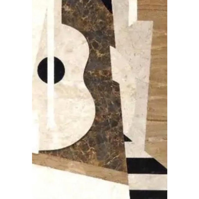 Large 42-Inch Postmodern Cubist Tessellated Stone Relief Sculpture - Marquis Collection of Beverly Hills - After Juan Gris For Sale In Portland, ME - Image 6 of 12