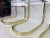 Brass Mid-Century Glass and Brass Nesting Tables by Design Institute America For Sale - Image 8 of 9