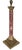 Salmon Antique French Grand Tour Bronze & Red Breccia Marble Vendome Column Lamps - Pair For Sale - Image 8 of 17