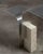 Silver Tau 2.0 Coffee Table in Raw Aluminum & Giallo Distria Marble by D´ARK Atelier For Sale - Image 8 of 10