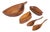 Mid 20th Century Wood Bowls and Serving Utensils by Arthur Umanoff, Set of 9 For Sale