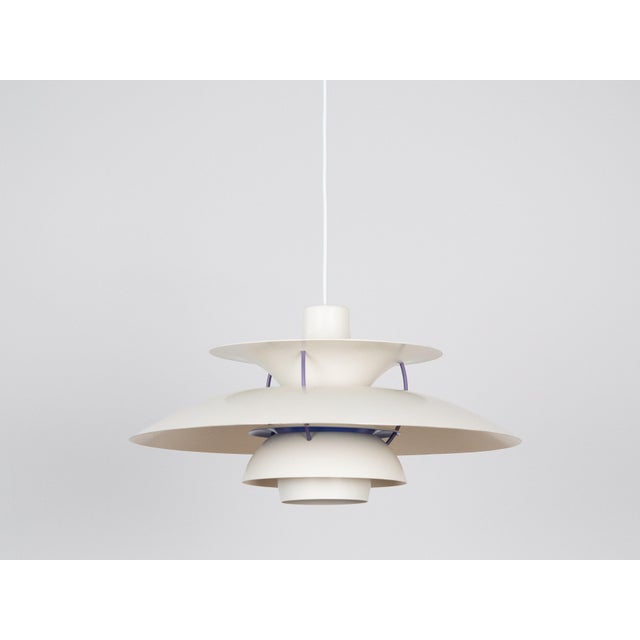 Mid-Century Modern Vintage PH 5 Pendant Lamps by Poul Henningsen for Louis Poulsen, Denmark, 1958, Set of 2 For Sale - Image 3 of 18