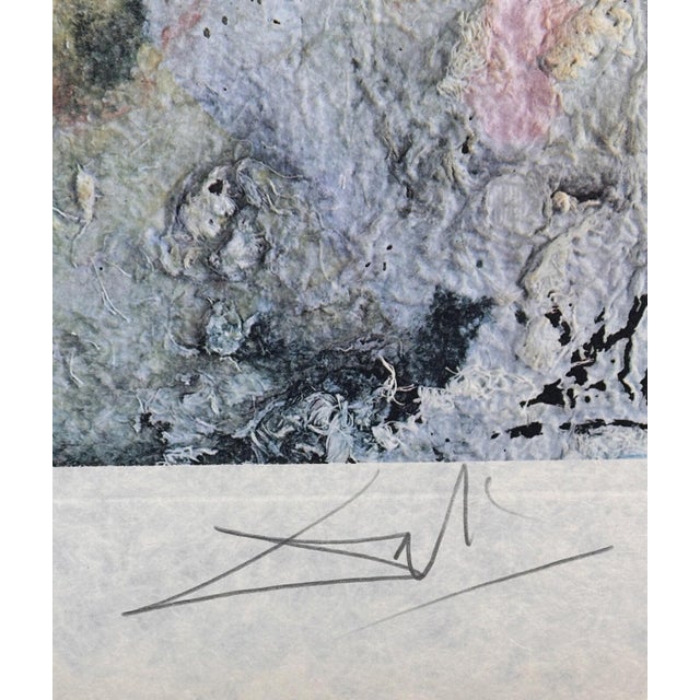 Dali Alice in Wonderland Hand Signed Numbered Etching For Sale - Image 4 of 5