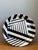 Vintage Geometric Lacquer Decorative Tray For Sale - Image 11 of 12