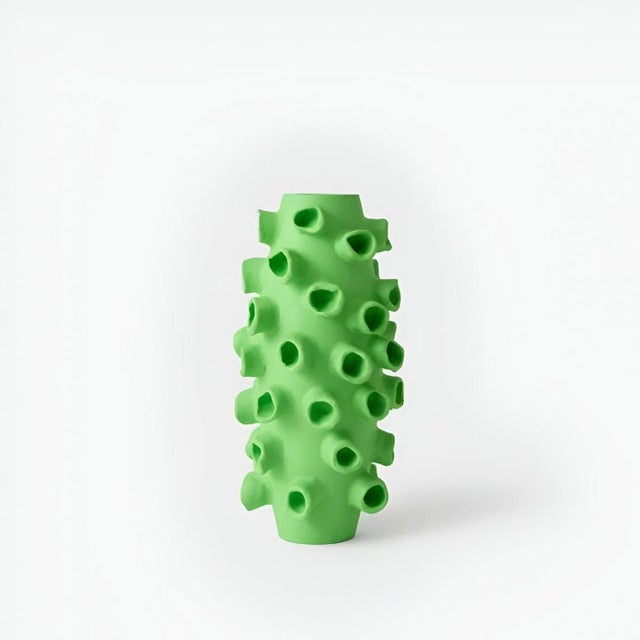Rhythm Sculpture in Ceramic by Liliana Silva. Signed by Liliana Silva. Dimensions: W 30 x D 30 x H 56 cm. Materials:...