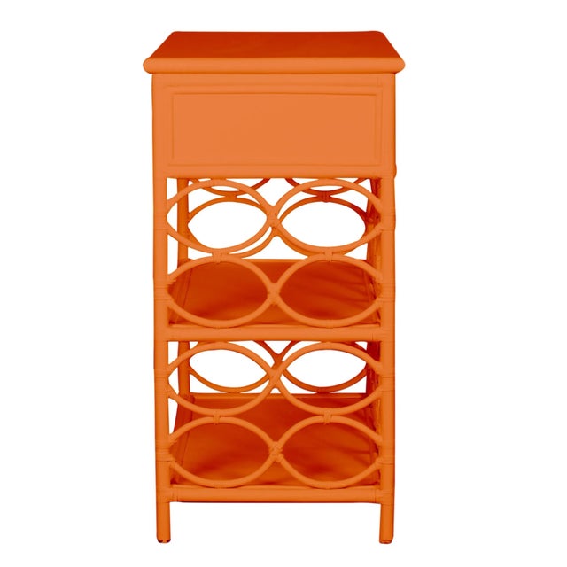 Infinity End Table - Orange For Sale In West Palm - Image 6 of 7