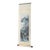 Vintage Chinese Landscape Hanging Scroll With Calligraphy & Red Seals For Sale