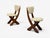 Brown Danish Modern, Brutalist Dining Chairs, Pine, Shearling, Denmark, 1960s For Sale - Image 8 of 11