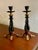 1920s Antique Pair of Iron Candle Holders For Sale - Image 5 of 6