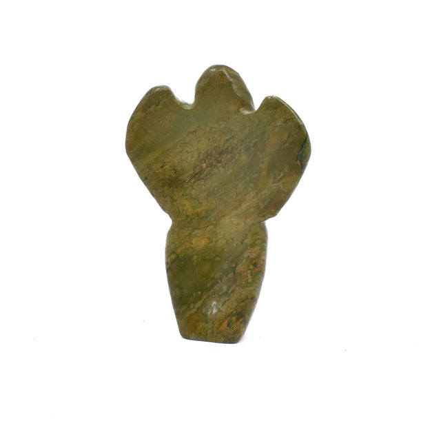 African Early 20th Century Shona Stone Angel Sculpture Mzimba Collection For Sale - Image 3 of 7
