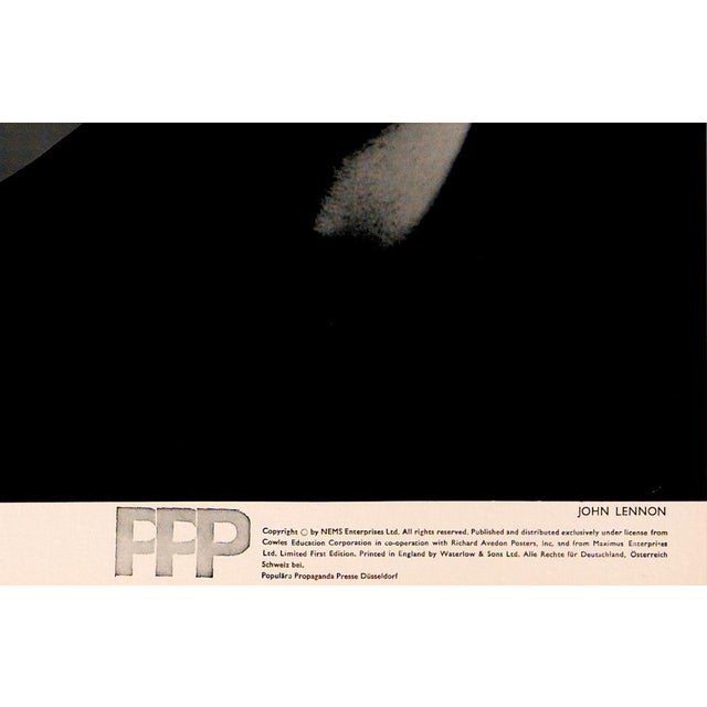 THE BEATLES (BANNER) – RICHARD AVEDON – 1967 - Original 1967 Printing Original black-and-white Beatles banner poster...