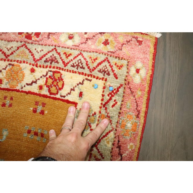 Antique Red Anatolian Rug - 3'1" x 4'11" For Sale In New York - Image 6 of 9