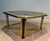 Octagonal walnut and brass coffee table. French work. Circa 1970 For Sale - Image 12 of 12