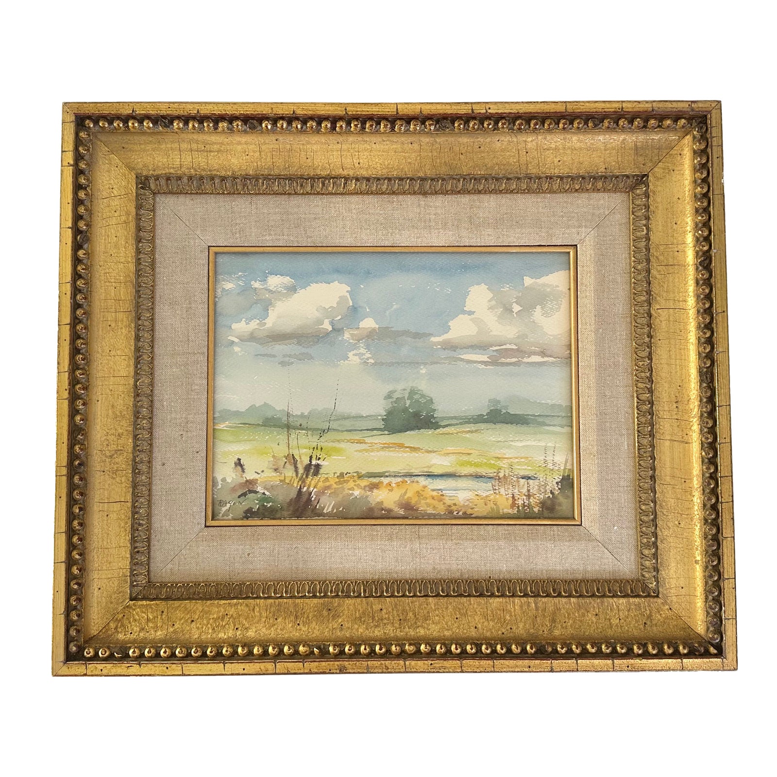 1970s Imogene Ragon Scenic Watercolor Painting Arkansas Plein Air ...