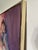 Contemporary Vintage Expressionist Portrait Painting, Acrylic on Board in Brushed Metal Frame, 24” X 18” For Sale - Image 3 of 8