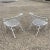 Vintage Wrought Iron Woodard Salterini Style Mid Century Outdoor Patio Chairs - A Pair For Sale - Image 10 of 11