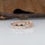 Natural Earth-Mined Diamond Band in Solid 14k Gold | Classic Fine Jewelry For Sale In Columbus - Image 6 of 9