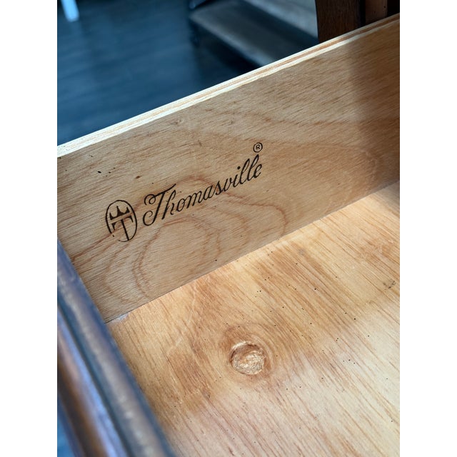 Mid Century Thomasville Winston Court High Boy 6-Drawer Dresser For Sale - Image 9 of 12