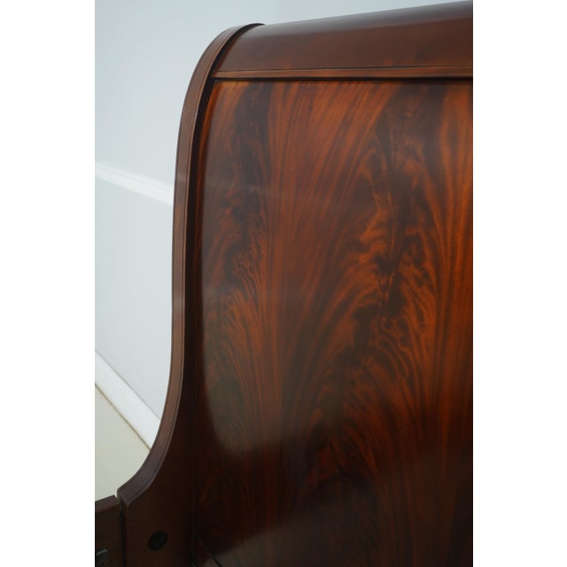 Hickory Chair Co Mahogany King Size Sleigh Bed For Sale - Image 15 of 15