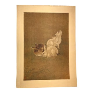 Vintage Met Museum Rabbits Poster For Sale
