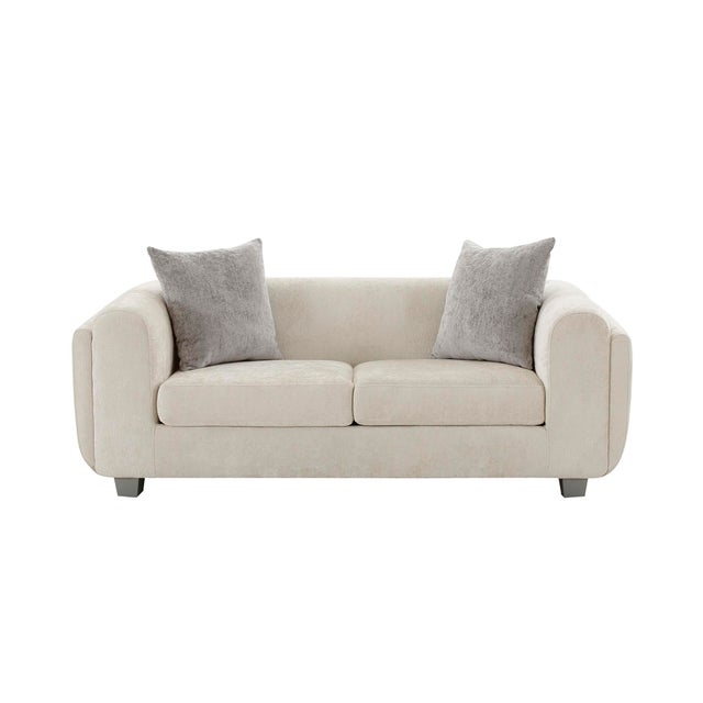 Drawing inspiration from mid-century modern design our Bergamo loveseat sofa displays a classic, clean silhouette. This...