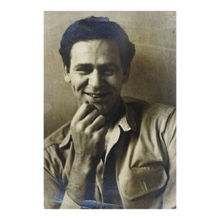 1945 Helen Levitt Silver Gelatin Portrait Photographs of James Agee - A Pair For Sale