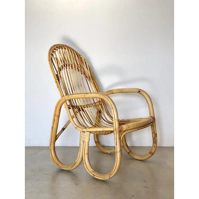 Set of Bamboo Armchairs For Sale - Image 5 of 12