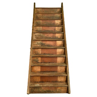 Wooden Stairs, 1940s For Sale
