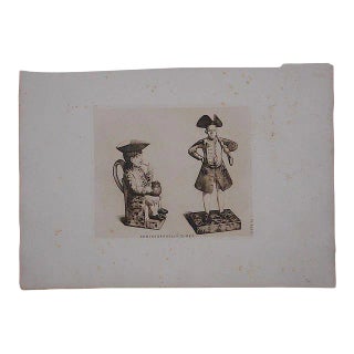 Antique "English Pottery" Ltd. Ed. Etching For Sale